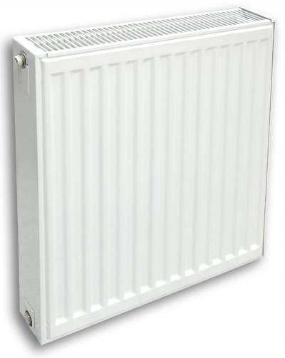 Idmar Group oceľový panelový radiátor 1385 W biely 1000 x 600 x 104 mm - bočné pripojenie